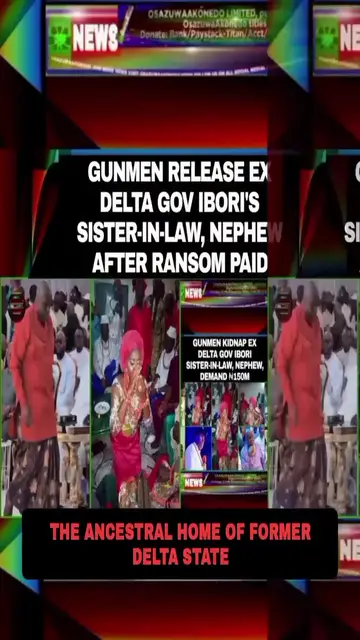 Video thumbnail for Gunmen Release Ex Delta Gov Ibori’s Sister In Law, Nephew After Ransom Paid