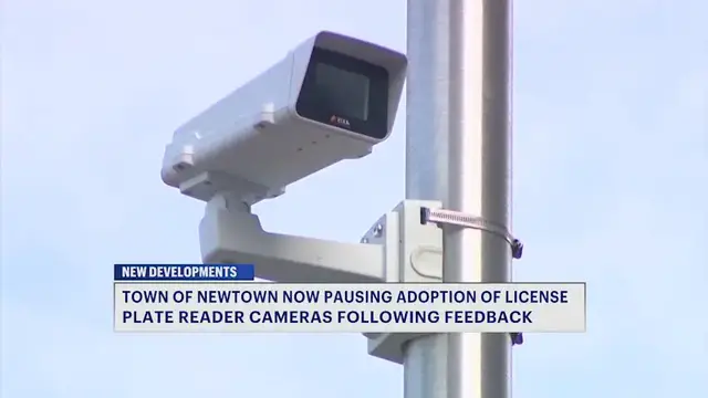 Video thumbnail for Newtown pauses use of license plate reader cameras