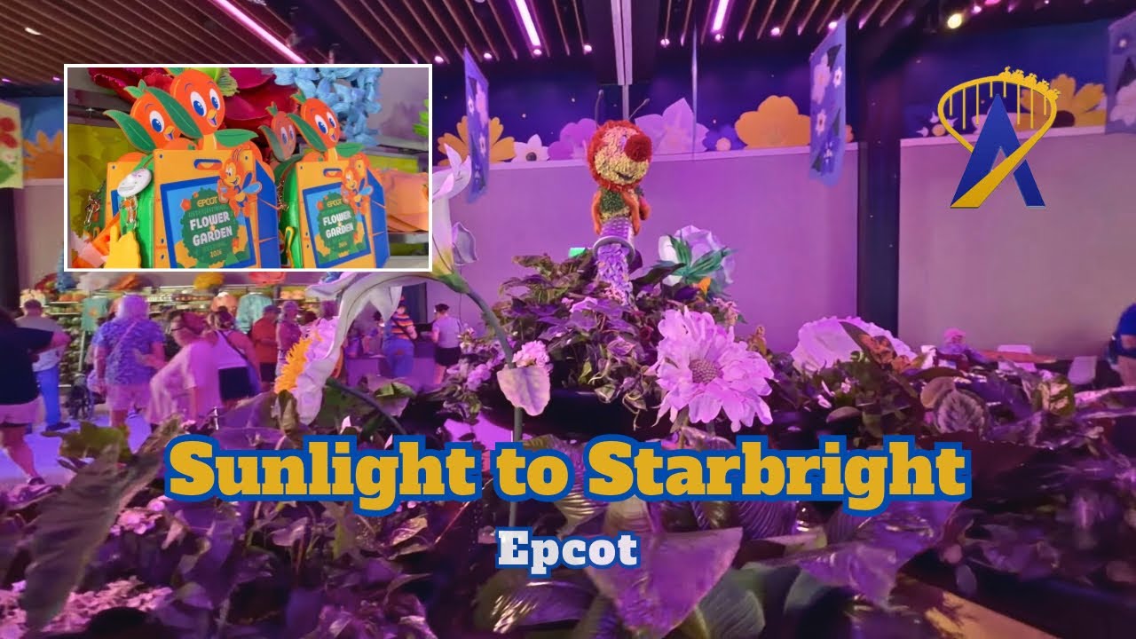 Video thumbnail for Sunlight to Starbright in Spike’s Garden tour at Epcot Flower & Garden 2026