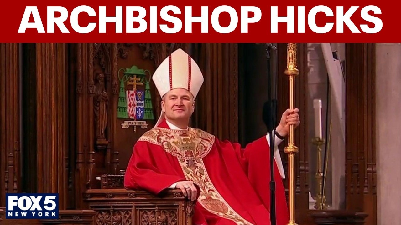 Video thumbnail for FULL: Installation mass of NY Archbishop Ronald Hicks