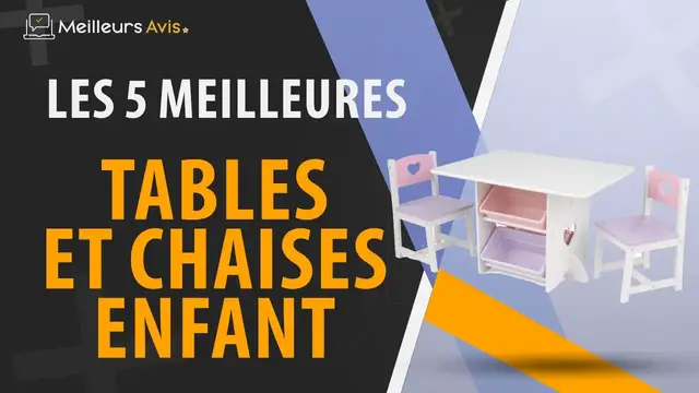 Video thumbnail for ⭐️ MEILLEURE TABLE ET CHAISE ENFANT - Avis & Guide d'achat (Comparatif 2022)