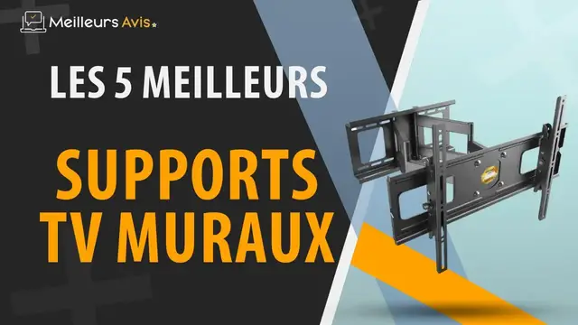 Video thumbnail for ⭐️ MEILLEUR SUPPORT TV MURAL - Comparatif 2023