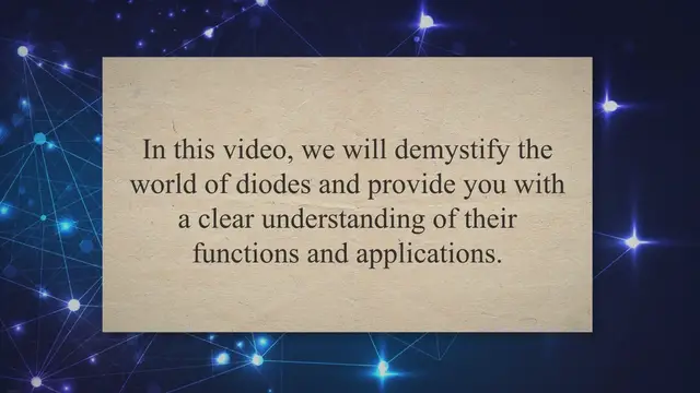 'Video thumbnail for Demystifying Diodes: A Comprehensive Guide to Different Types in Semiconductor Technology'