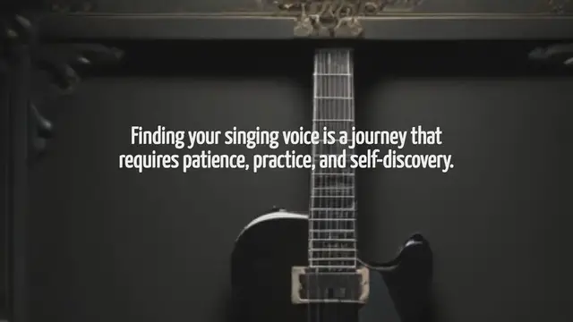 'Video thumbnail for How To Find My Singing Voice'