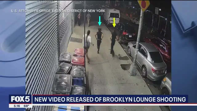 'Video thumbnail for New video released of brooklyn lounge shooting'