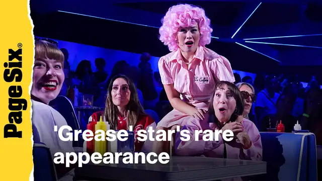 Video thumbnail for Didi Conn's rare appearance at 'Grease: The Immersive Movie Musical'
