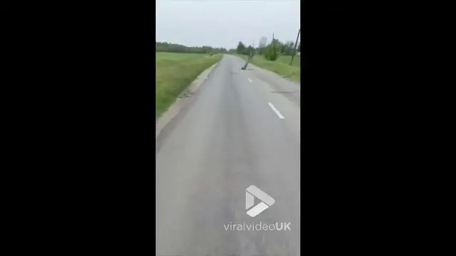 'Video thumbnail for VV5023 Rocket found stuck in middle of road'