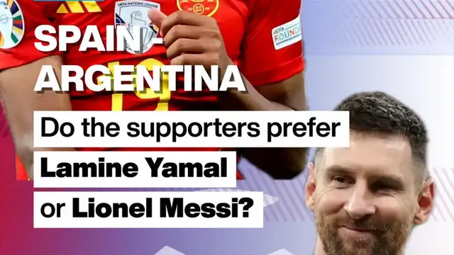 Video thumbnail for World Cup 2026: Do supporters prefer Lamine Yamal or Lionel Messi?