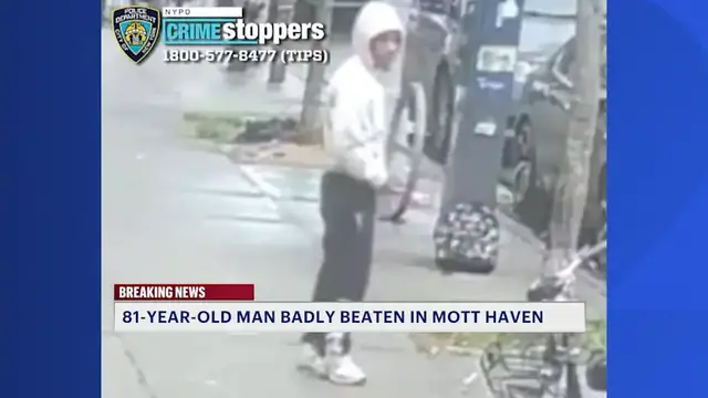 Video thumbnail for Man on the run after assaulting 81-year-old in Mott Haven