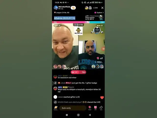 'Video thumbnail for MC Isti - tiktok live Alival 07/31'