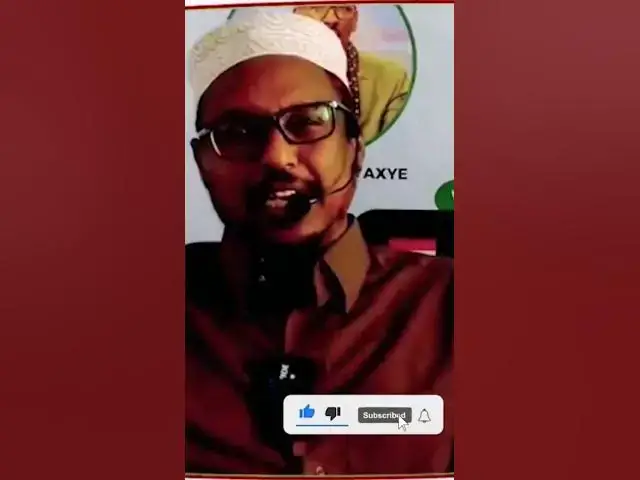 Video thumbnail for Sidee caruurta qurbaha loo koriyaa sheekh mustafe