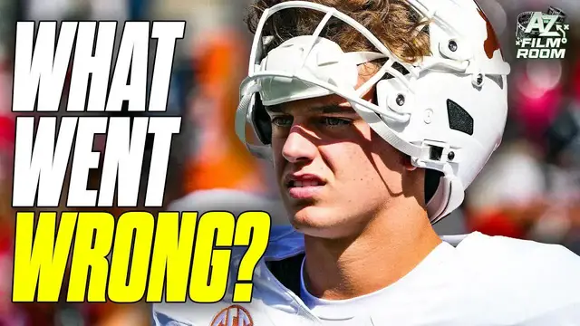 'Video thumbnail for a to z sports film room: arch manning's struggles: ohio state exposed weaknesses! nfl draft prospects analysis'