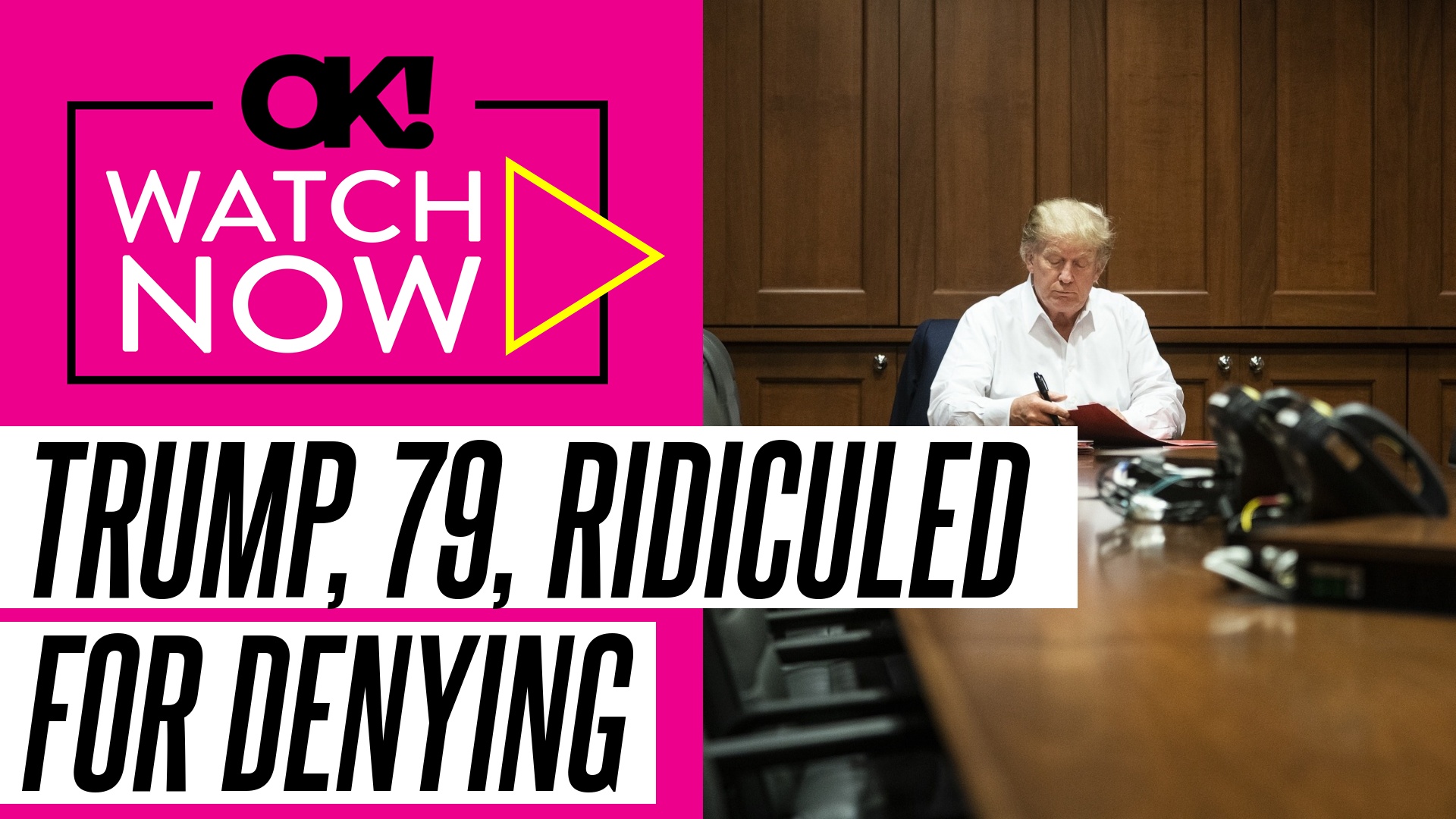 Video thumbnail for Donald Trump, 79, Mocked for Declaring He's 'Not a Senior': 'This Man Has Lost His Mind'