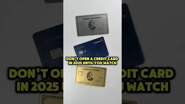 Video thumbnail for Top 3 Credit Cards for Beginners, Dining Out & Travel in 2025