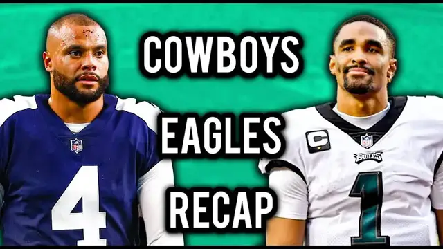 'Video thumbnail for Dallas Cowboys Vs Philadelphia Eagles LIVE Recap'
