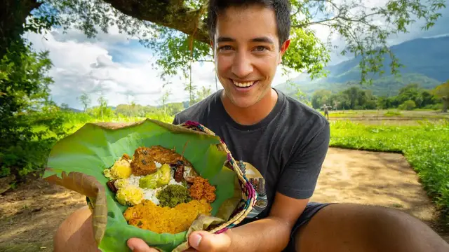 Video thumbnail for Sri Lankan Village Food FARMER'S LOTUS LEAF LUNCH + UNIQUE New Year Food in Sri Lanka!!