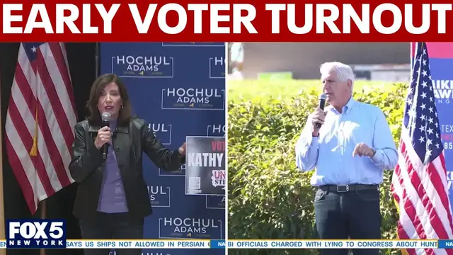 Video thumbnail for NYC early voting 2026: First weekend turnout numbers are in