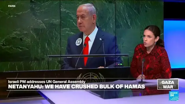 'Video thumbnail for Netanyahu's speech: Main message was 'Israel against the world''