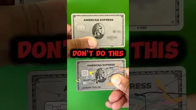 'Video thumbnail for 3 Things Not To Do - American Express Platinum - Best Amex Credit Card  - Disclosure in Description'