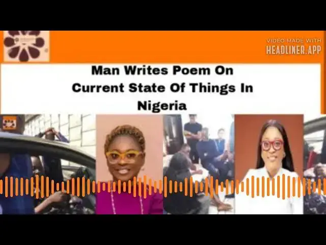 Video thumbnail for Man Writes Poem On Current State Of Things In Nigeria ~ OsazuwaAkonedo