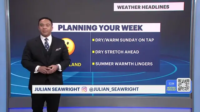 Video thumbnail for Sunny skies and beach weather take over to end the weekend on Long Island