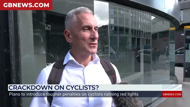 'Video thumbnail for WATCH: GB News's Will Godley calls out London cyclists for failing to abide by the rules'