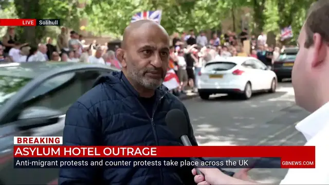 'Video thumbnail for WATCH: Pro-migrant protester calls for 'civil conversation' amid national unrest'