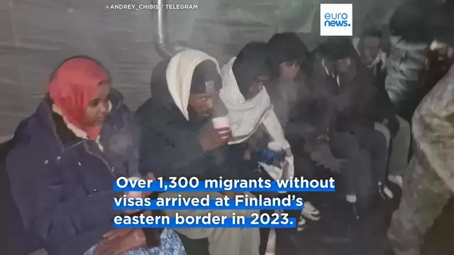 Video thumbnail for Finland completes work on 200km fence along border with Russia