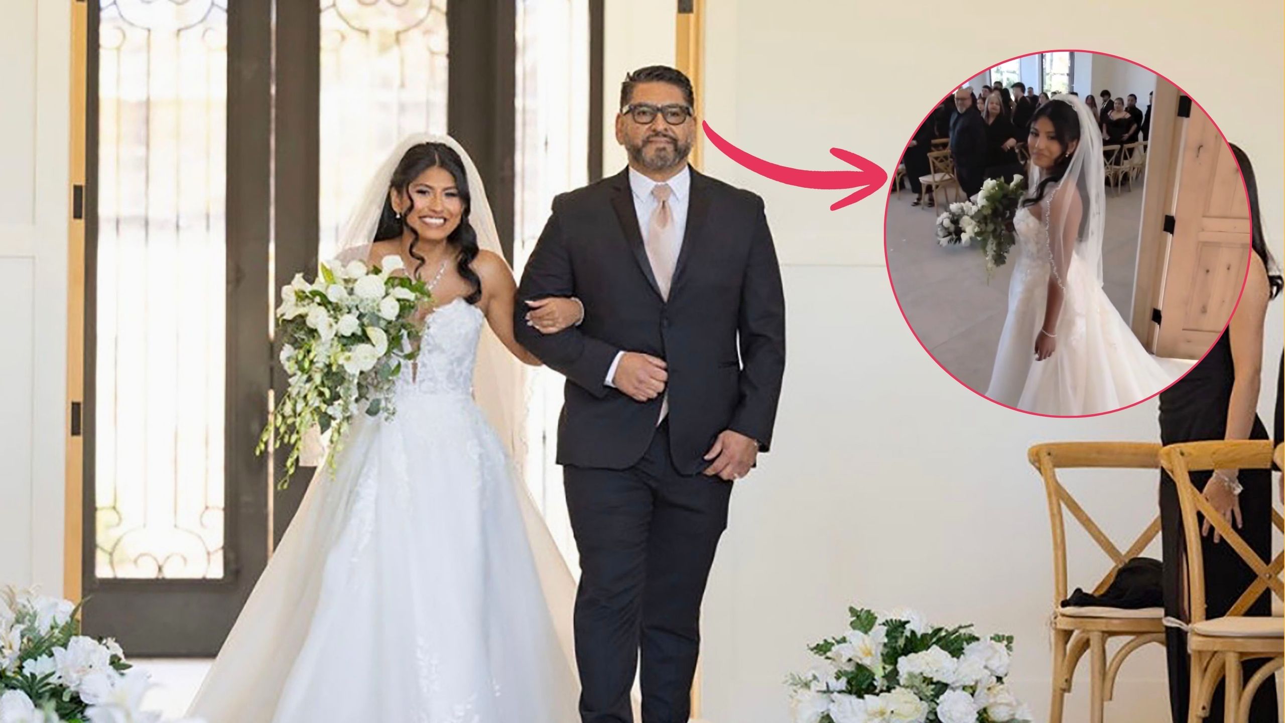 Video thumbnail for Dad Wears Meta Glasses To Capture Walking Daughter Down The Aisle