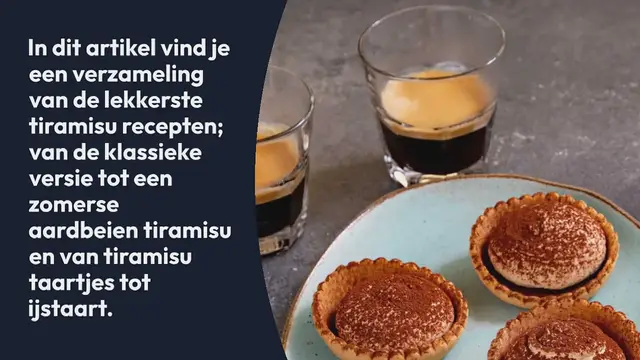 Video thumbnail for Lekkerste tiramisu recepten