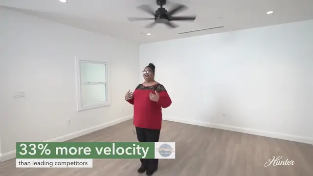 Video thumbnail for Hunter Fan Company SureSpeed Innovation - Faster Airflow You Can Feel