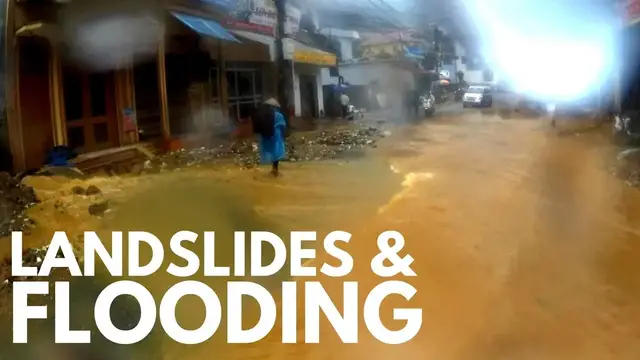 'Video thumbnail for LANDSLIDES & FLOODING, MOTORBIKING VIETNAM'