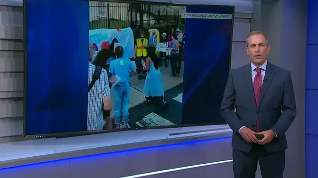 Video thumbnail for Community groups call for action at Yonkers anti-ICE rally