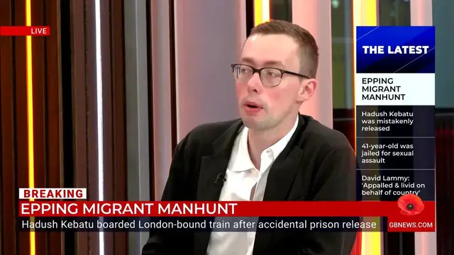 'Video thumbnail for 'A menace to society!' Epping asylum seeker release shows 'British state is broken''