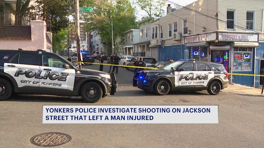 Video thumbnail for Targeted shooting in Yonkers leaves one man injured on Jackson Street