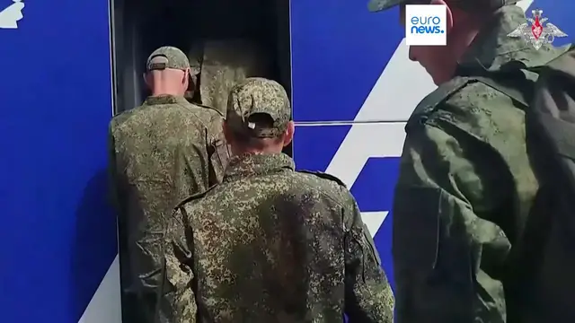 Video thumbnail for Russia and Ukraine swap 160 soldiers each in latest prisoner exchange