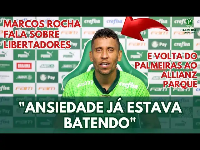 'Video thumbnail for PALMEIRAS: VOLTA PARA CASA E DESEJO DE SE TORNAR O MAIOR CAMPEÃO DA LIBERTADORES. FALA, ROCHA!'