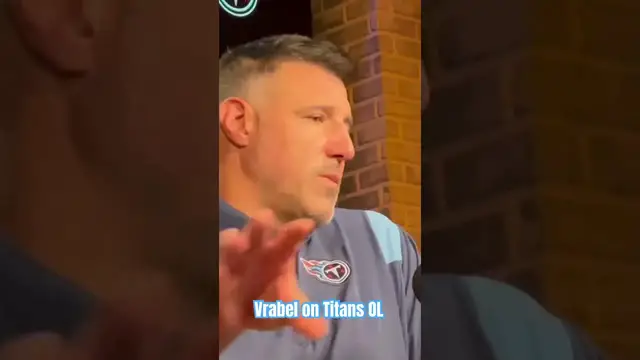 Video thumbnail for Mike Vrabel: “There’s been too much said about (the OL) #titans #shorts #titanup #tennesseetitans