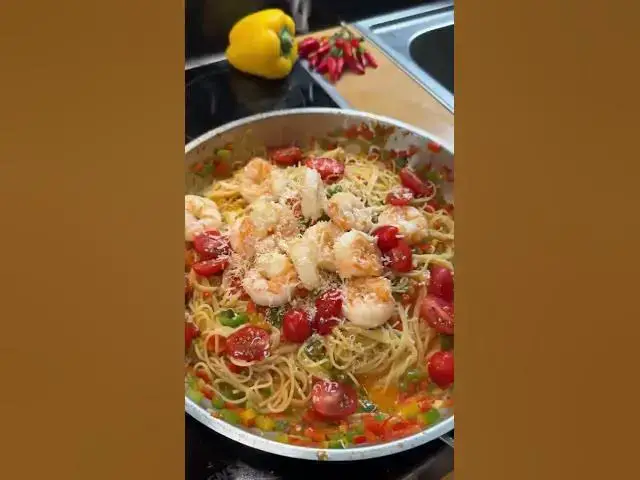 Video thumbnail for Shrimp pasta 🌶️🍤😍🔥