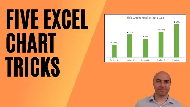 'Video thumbnail for Five Simple Excel Chart Tricks to Make Them POP'