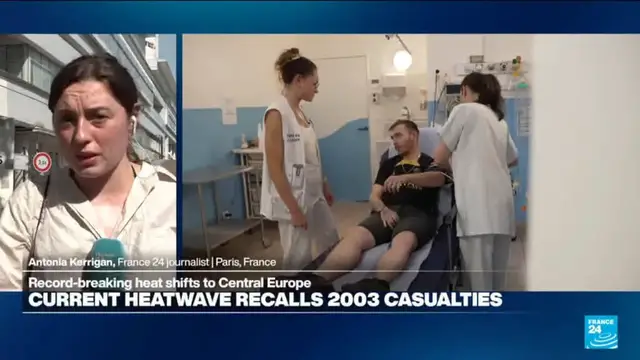 Video thumbnail for France: Current heatwave recalls 2003 casualties