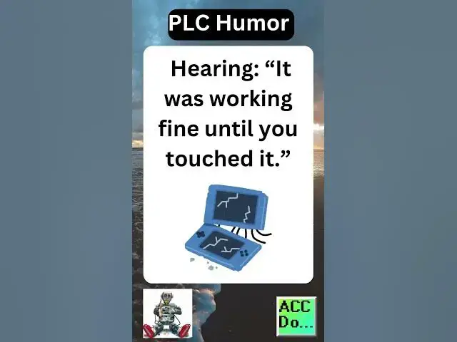 'Video thumbnail for PLC Programmer’s Definition of Horror'