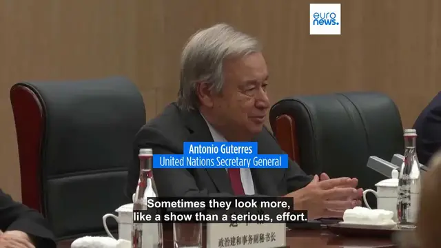 'Video thumbnail for China's support for multilateralism is essential, says UN chief Antonio Guterres at key summit'