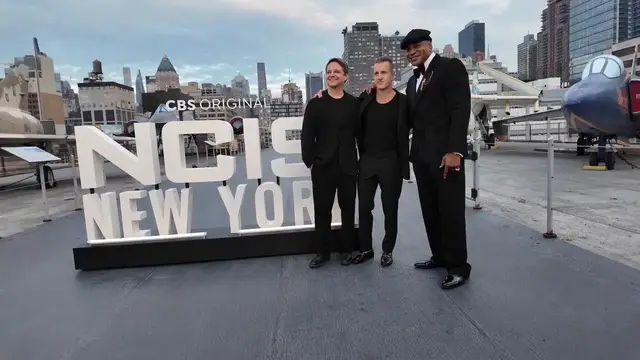 Video thumbnail for NY: CBS' NCIS: New York Premiere Screening - Arrivals 13.