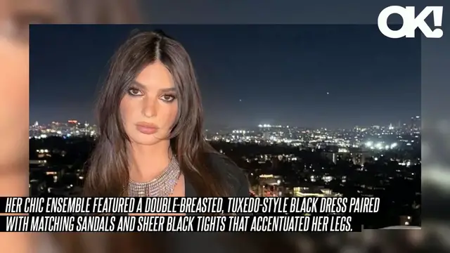 'Video thumbnail for Emily Ratajkowski Shows Off Her Assets in Plunging Dress at Swarovski Event: Photos'