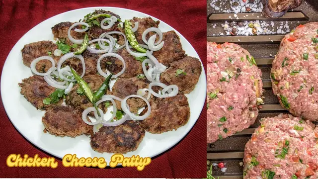 Video thumbnail for Chicken Cheese Patty or Chicken Paneer Kabab Recipe