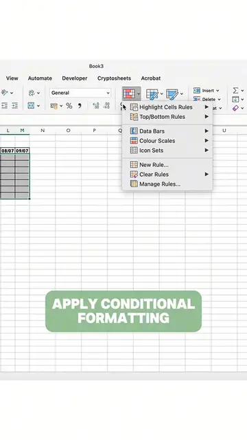 Video thumbnail for Create a giant chart in #Excel in less than a minute and start tracking your projects