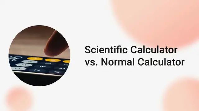 'Video thumbnail for Scientific calculator vs. normal calculator'