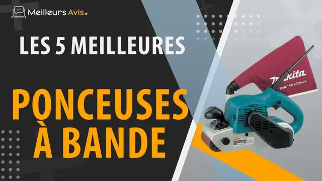Video thumbnail for ⭐️ MEILLEURE PONCEUSE À BANDE - Comparatif 2023