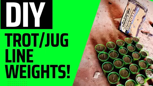 'Video thumbnail for DIY Trot or Jug Line Weights, You've Got To Try Them! These are Cheap and Easy!'